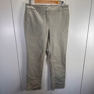 Charter Club Pant Shop Greige Cotton Blend Career Dress Pants Womens Size 10
